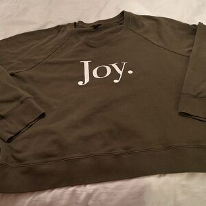 J. Crew Joy Olive Green Crewneck Sweatshirt- Women’s 2x 100 percent Cotton